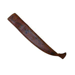 Vintage 1967 Normark Fiskers Finland Fish Fillet Knife Leather Sheath Only u